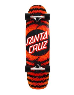 Skate Completo Santa Cruz Flame Ringed Dot Street 8.4