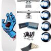Skate Completo Santa Cruz Screaming Hand White ACE 8.25