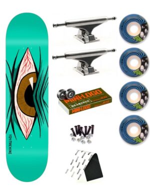 Skate Completo Toy Machine Mad Eye Teal 7.75