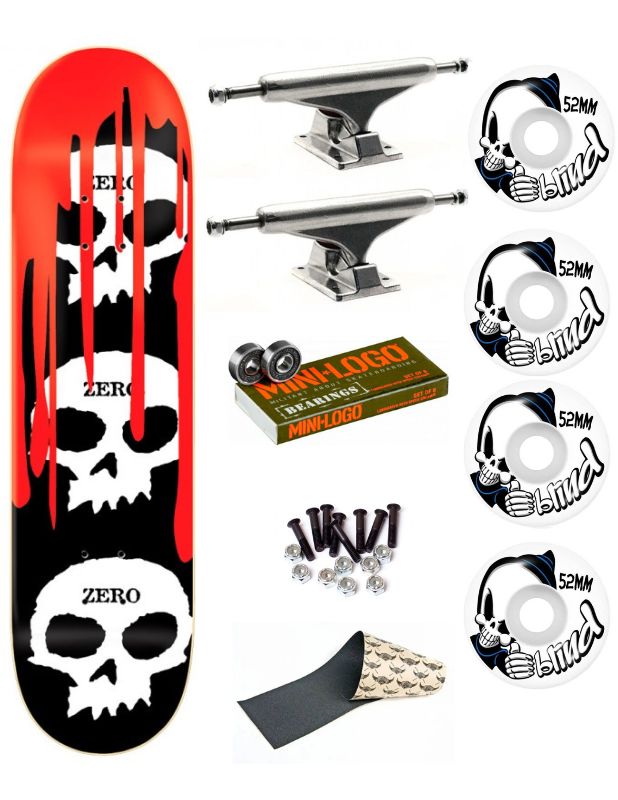 Skate Completo Zero 3 Skull Blood R7 7.75" Monark Supply 134,00 € Skate Completo Zero 3 Skull Blood R7 7.75