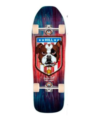 Skate Powell Peralta Frankie Hill Bull Dog Blue Red 10