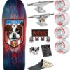 Skate Powell Peralta Frankie Hill Bull Dog Blue Red 10