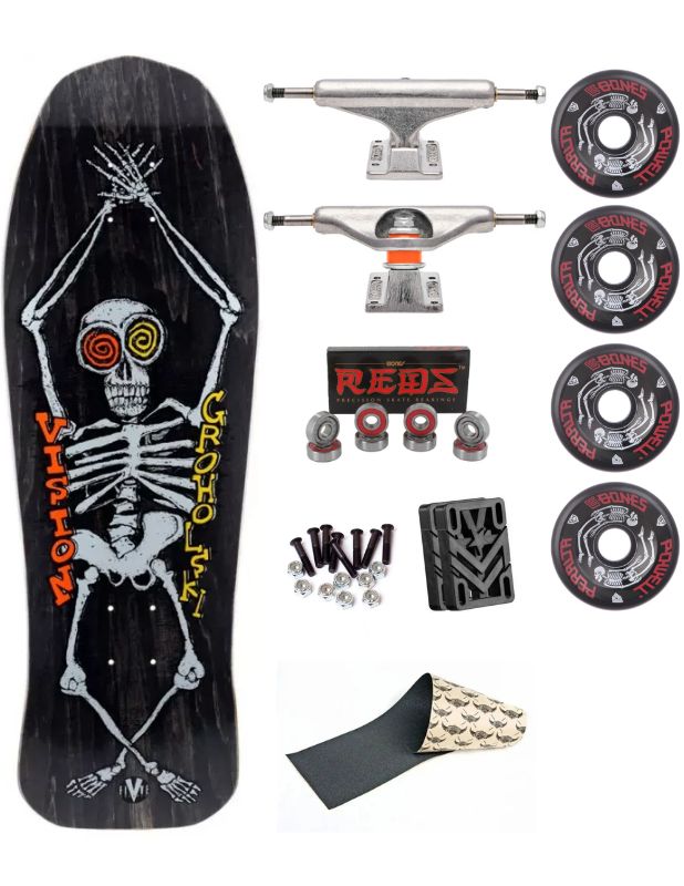 Skate completo Old School Vision Groholski Skeleton Black Stain 10.25" Monark Supply 299,00 € Skate completo Old School Vision Groholski Skeleton Black Stain 10.25