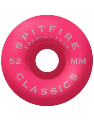 Spitfire Wheels 52mm 99A Formula Four Floral Classic Rosa