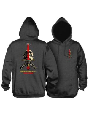 Sudadera Powell Peralta Skull and Sword Charcoal Heather