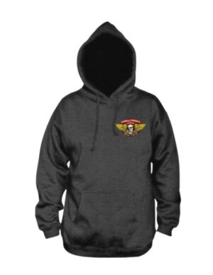 Sudadera Powell Peralta Winged Ripper Army Gris Oscuro