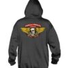 Sudadera Powell Peralta Winged Ripper Army Gris Oscuro