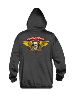 Sudadera Powell Peralta Winged Ripper Army Gris Oscuro