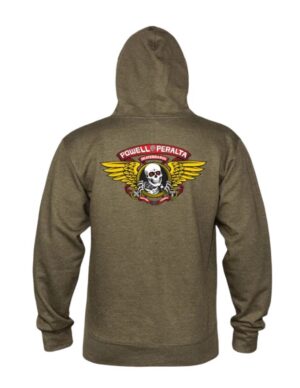 Sudadera Powell Peralta Winged Ripper Army Heather