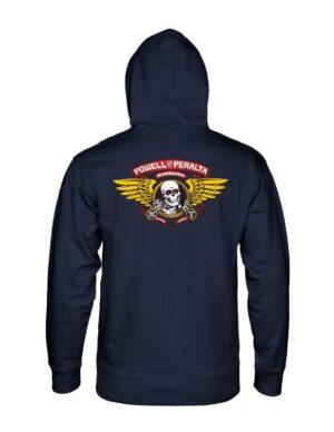 Sudadera Powell Peralta Winged Ripper Navy Heather