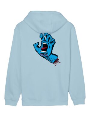 Sudadera Santa Cruz Screaming Hand Chest Blue