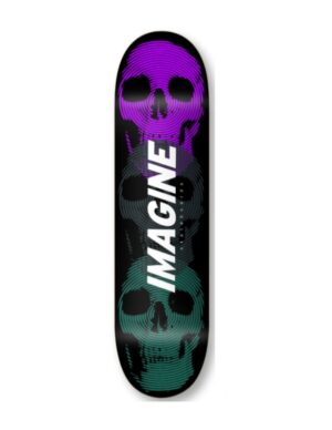 Tabla Imagine Skull Embossed Black Varias medidas