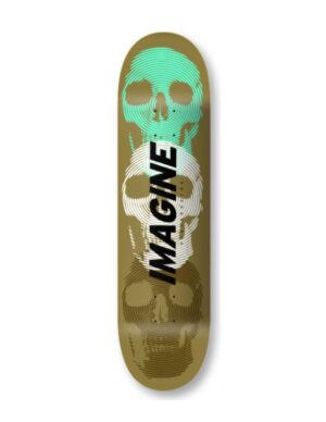 Tabla Imagine Skull Embossed Gold Varias medidas