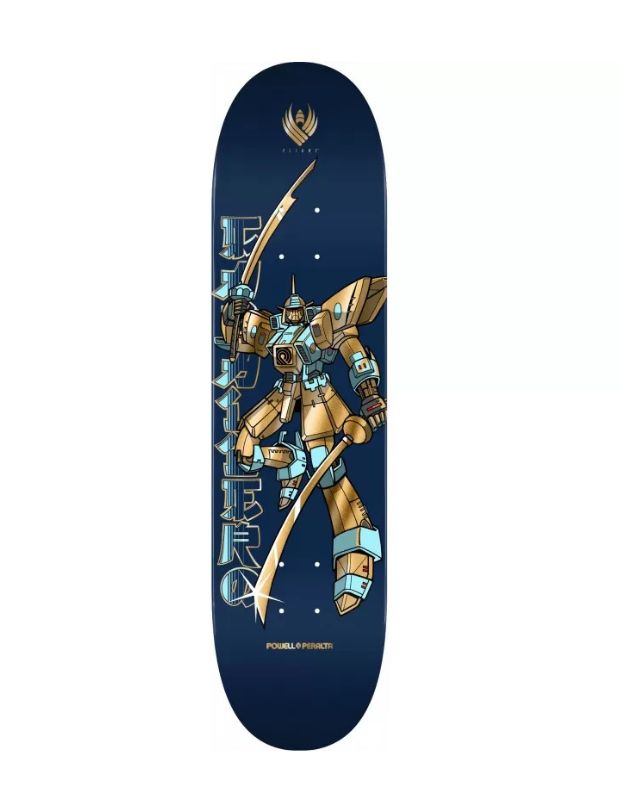Tabla Powell Peralta Caballero Gundam Blue Gold Foil 8.5" Monark Supply 119,00 € Tabla Powell Peralta Caballero Gundam Blue Gold Foil 8.5