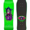 Tabla Powell Peralta Chris Hiett Skull Neon Green 9.5 Con corte contorno gráfico