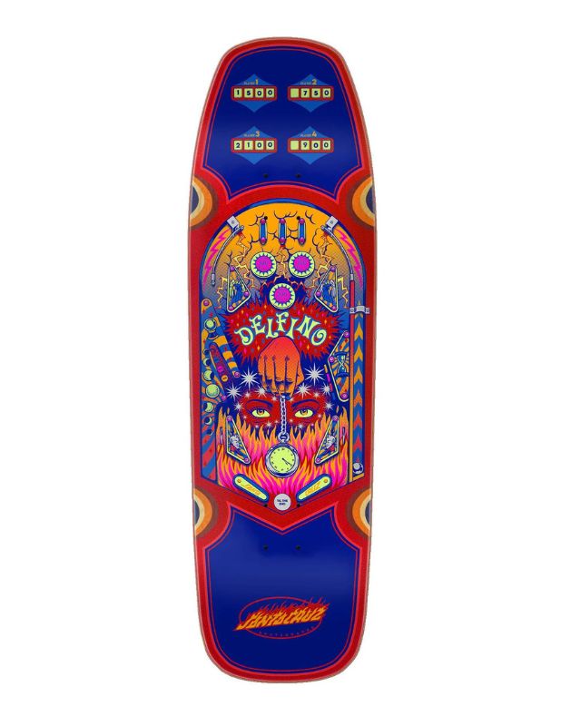 Tabla Santa Cruz Delfino Pinball Pro Blue Red 9.14" Monark Supply 97,00 € Tabla Santa Cruz Delfino Pinball Pro Blue Red 9.14
