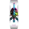 Tabla Skate Powell Peralta Skull & Sword Lime White Fade 8.25
