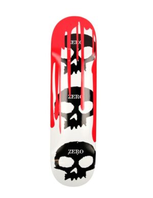 Tabla Zero 3 Skull Blood 2 White Black Red 8.125