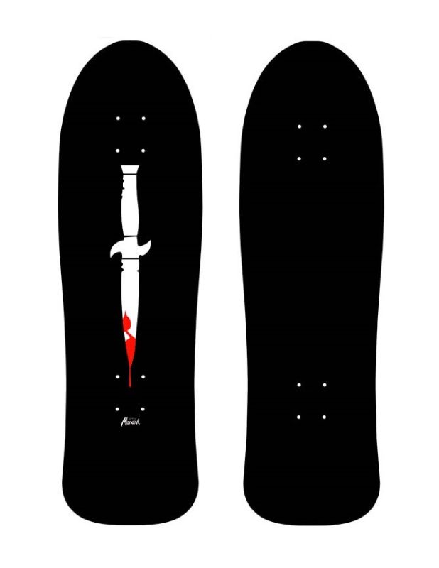 Thrashin Daggers Skateboard Deck 9" Monark Supply 99,00 € Thrashin Skateboards Dagger Hook
