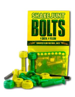 Tornillos Shake Junt Bag O 4 Verdes y 4 amarillos 1 Phillips