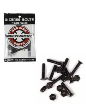 Tornillos skate Independent 1 Negro Phillips