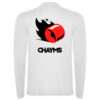 camiseta manga larga blanca Detras wheel