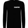 camiseta manga larga negra Delante skate a fuego