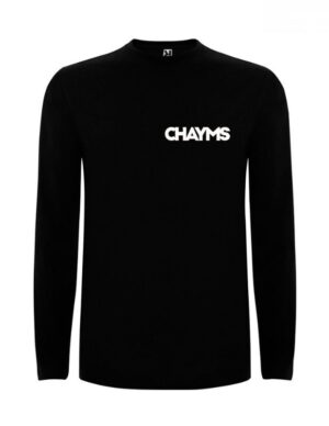 camiseta manga larga negra Delante skate a fuego