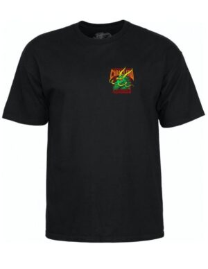 camiseta powell peralta steve caballero street dragon negra