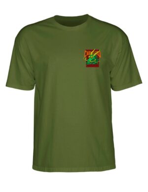 camiseta powell peralta steve caballero street dragon verde