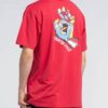 camiseta santa cruz Screaming Scratched Hand Stip roja