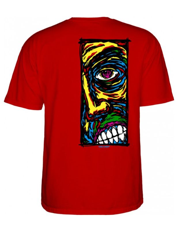 Camiseta Powell Peralta Lance Conklin Face Roja Monark Supply 37,90 € camiseta skate powell perata Lance Conklin Face roja