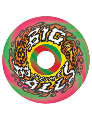comprar Ruedas Santa Cruz 65mm 97A Big Balls Reissue Pink Green Swirl Slime Balls
