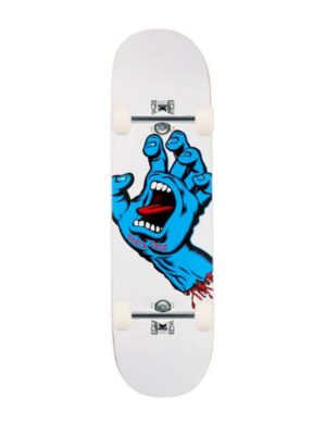 comprar Skate Completo Santa Cruz Screaming Hand White 8.25