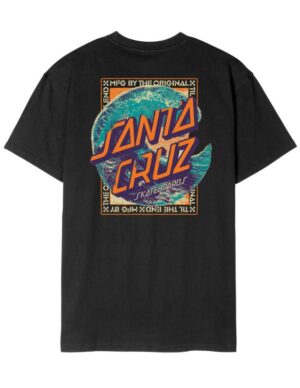 comprar camiseta Santa Cruz Breaker Dot Negra