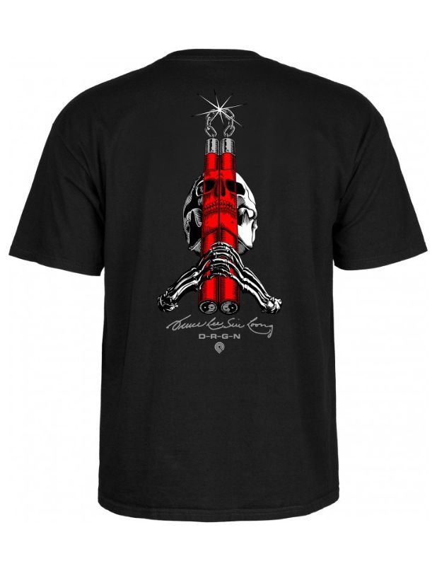 Camiseta Powell Peralta Skull & Nunchucks Bruce Lee Collab Negra Monark Supply 37,90 € comprar precio Camiseta Powell Peral
