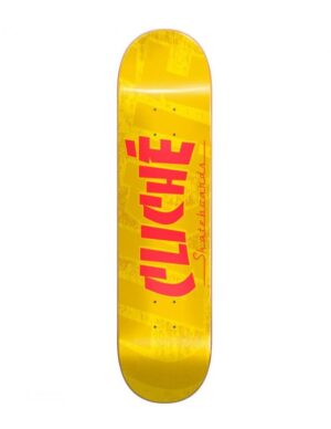 comprar tabla skate online Cliché Banco Yellow