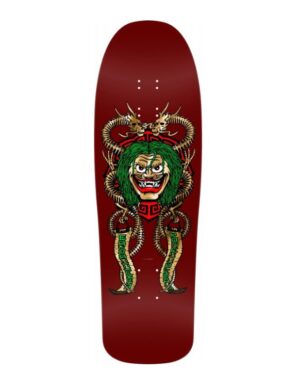 old school Powell Peralta Steve Caballero Mask Burgundy Gold Foil 9.75