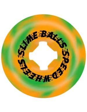 ruedas lime Balls 56mm 99A Face Melter Trip Balls Green Orange Swirl