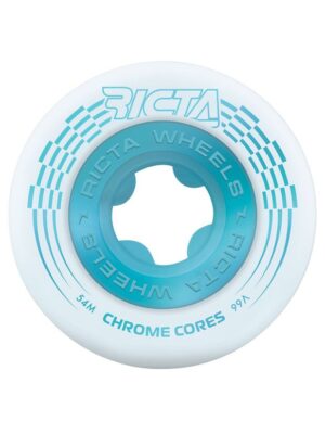 ruedas ricta 54MM 99A CHROME CORE WHITE TEAL