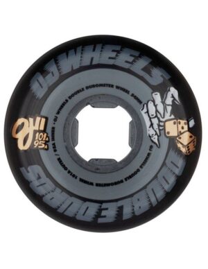 ruedas skate oj wheels 54MM DOUBLE DURO BLACK GRAY 101A95A