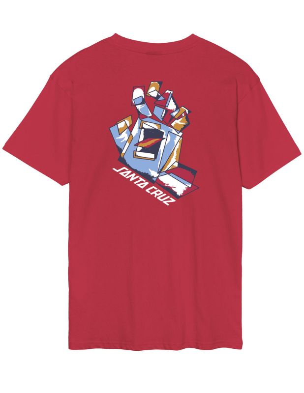 Camiseta Santa Cruz Screaming Scratched Hand Strip roja Monark Supply 34,90 € santa cruz Screaming Scratched Hand Stip roja