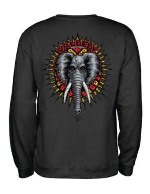 Camiseta Manga Larga Powell Peralta Mike Vallely Elephant II Negra