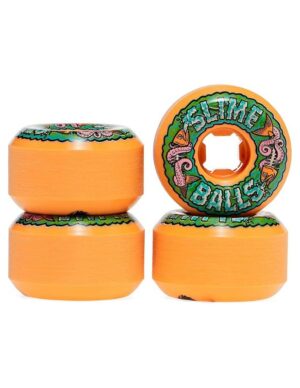 santa cruz wheels 56MM FISH BALLS SPEED BALLS ORANGE 99A