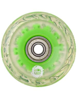 skate santa cruz Slime Balls 60mm 78A Light Ups Green Led