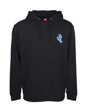 sudadera santa cruz SCREAMING HAND CHEST black