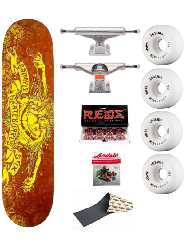 Skate Completo Antihero Grimple Stix Brown 8.25" Monark Supply 179,00 € Skate Completo Antihero Grimple Stix Brown 8.25