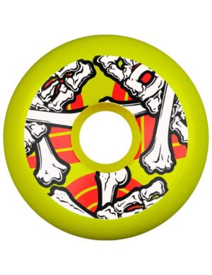 Ruedas Powell Peralta 64mm 97A Cross Bones Yellow