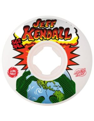 Ruedas Santa Cruz 56mm 9A Jeff Kendall End Of The World Reissue Chubbies White