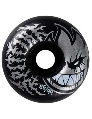Ruedas Spitfire 56mm 99A Formula Four Radial Full Deathmask Black (4)